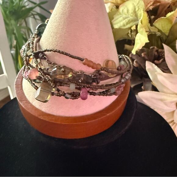 Silpada 925 Sterling Silver Beaded Multi Strand Bracelet - Picture 6 of 12